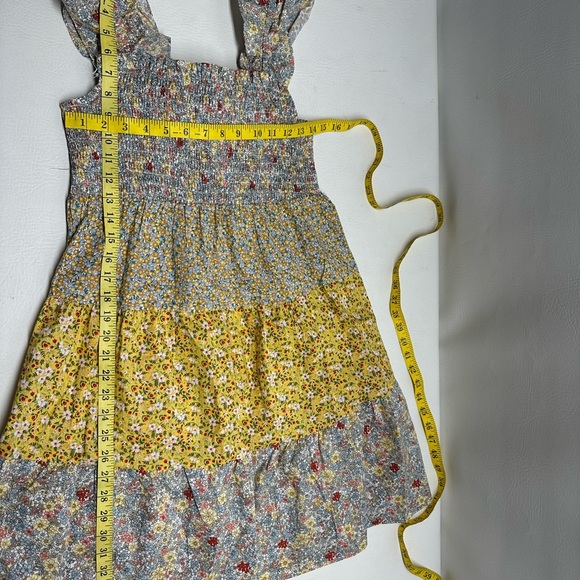 Umgee mini dress size Large floral ruffle sleeveless - Picture 3 of 7